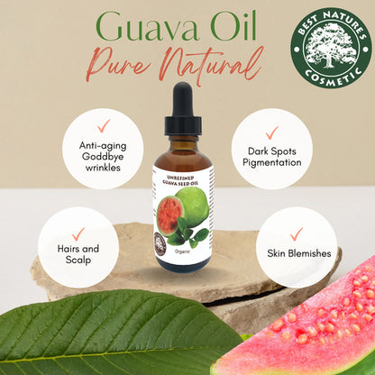 Guava Seed Oil (organic, cold pressed, unrefined)